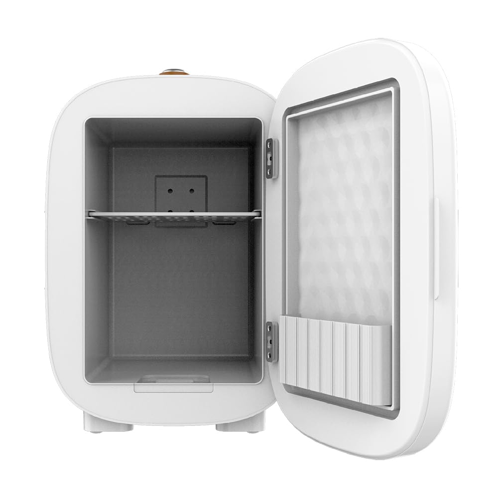 Cecotec Mini Nevera Bolero MiniCooling 4L Bora White, Funcionamiento 12V-220V, Compatible coche y caravanas, Función enfriamiento y calentamiento, Rango temperatura 5-65º, Transporte fácil