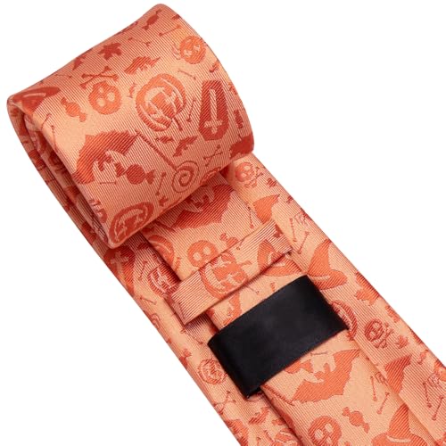 Image of Dubulle Mens Paisley Floral Silk Tie for Men Striped Necktie and Pocket Square Cufflinks Set Wedding Business