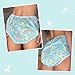 Littleforbig Washable Reusable Waterproof Adult Plastic Pants Pull Up Diaper Cover - Full Print Baby Parade XL