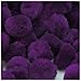 The Crafts Outlet 10-Piece Multi Purpose Pom Poms, Acrylic, 51mm/About 2.0-inch, Round, Purple