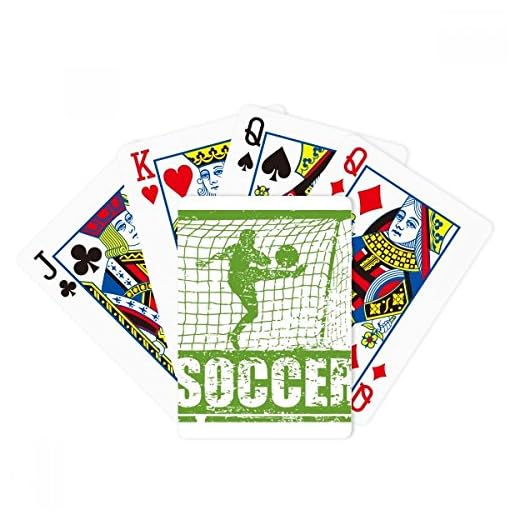 Fotbollsspelare poäng mål fotboll poker spelar magiskt kort roligt brädspel
