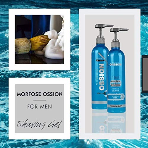 Ossion, gel per la rasatura, 3 confezioni da 700