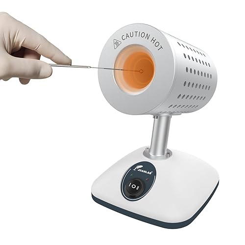 Miniatura 9 de JOANLAB Esterilizador infrarrojo de laboratorio para inoculación de bucle, esterilizador de anillo de vacunación, uso de laboratorio, 110v (DS-900)