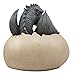 Ebros Large Nightfury Baby Dragon Hatchling in Egg Statue 10
