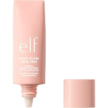 elf halo glow skin tint spf 50 tinted moisturizer with easy build-up opacity for a natural glow vegan and cruelty-free 2 fair warm