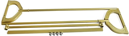 Miniatura 4 de TFCFL Perchero dorado para ropa, resistente para ropa, bolsas de metal para zapatos, organizador de ropa, estantes de almacenamiento, estante