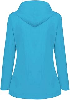 Lightweight Rain Jacket Autumn Winter Long Sleeve Sports Stylish Outdoor Sportswear Waterproof Raincoat Women Trendy Plain Solid Color Autumn Winter Sports Travelling Running Coat