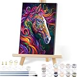 Regali personalizzati e decorazioni artistiche: i dipinti a olio digitali sono regali unici fatti a mano, adatti per Natale, Pasqua, Halloween, festa della mamma, festa del papà, compleanni e anniversari, ecc. È anche una scelta ideale per bambini dai 6 ai 10 anni e adulti. Dopo il completamento, può anche decorare la camera da letto, il soggiorno o l'ufficio per migliorare il gusto della vita