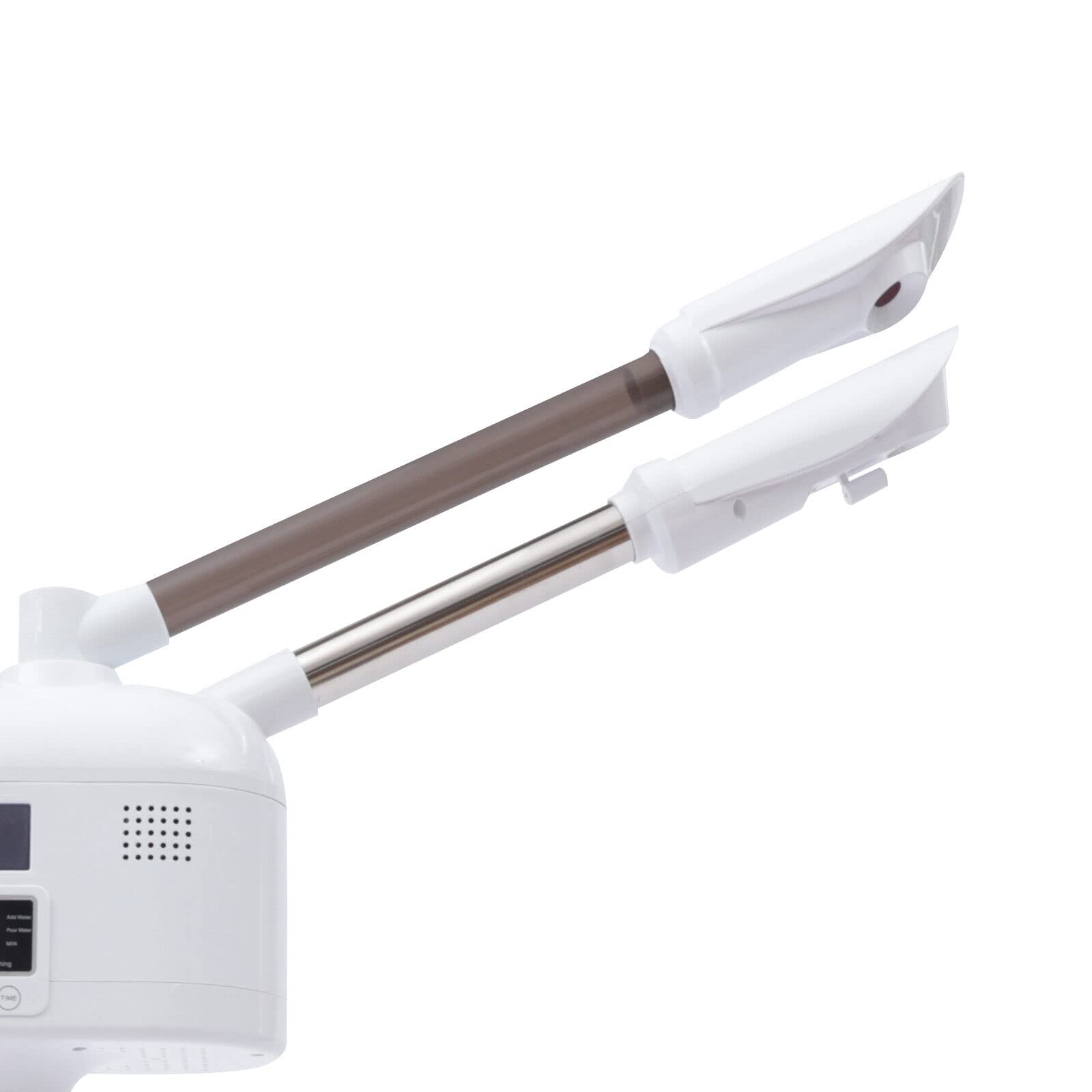 Vaporizzatore viso 3 in 1 Ozono vapore viso Lampada con LED lente d'ingrandimento, Sauna facciale pulizia viso, Dispositivo a vapore,Evaporatore Intelligente touch screen, salon spa professionale.