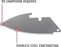 Vista 2 de Juego de cuchillas de repuesto para COAST DX425/DX430 para pesca, campamento, exteriores