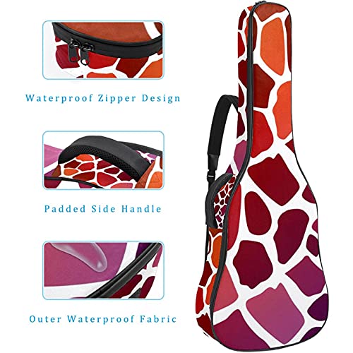 Sac rembourré housse de transport rembourrage double bandoulière réglable étui Case motif de peau de girafe abstraite… - Les Beatles, Paul McCartney, John Lennon, RIngo Starr, George Harrison Sac rembourré housse de transport rembourrage double bandoulière réglable étui Case motif de peau de girafe abstraite… – Image 5