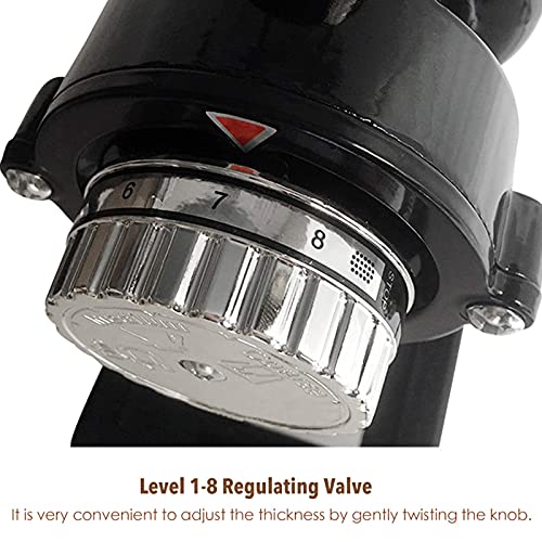 SXLCKJ Elektrische Kaffeemühle, Getreidemühle 180 W Leistungsstarker Motor Geräuscharm, Messermühle mit 8-Gang-Gr… – Bild 6