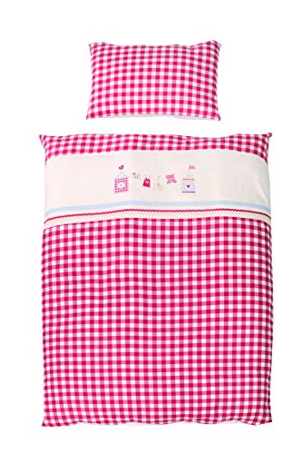 roba Bettwäsche 2-tlg, Kollektion 'Sunny Day rot', Kinderbettwäsche...