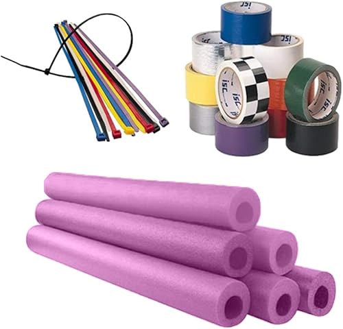 Speedway Motors Kit de instalación de almohadillas de espuma para barra de rollo, morado