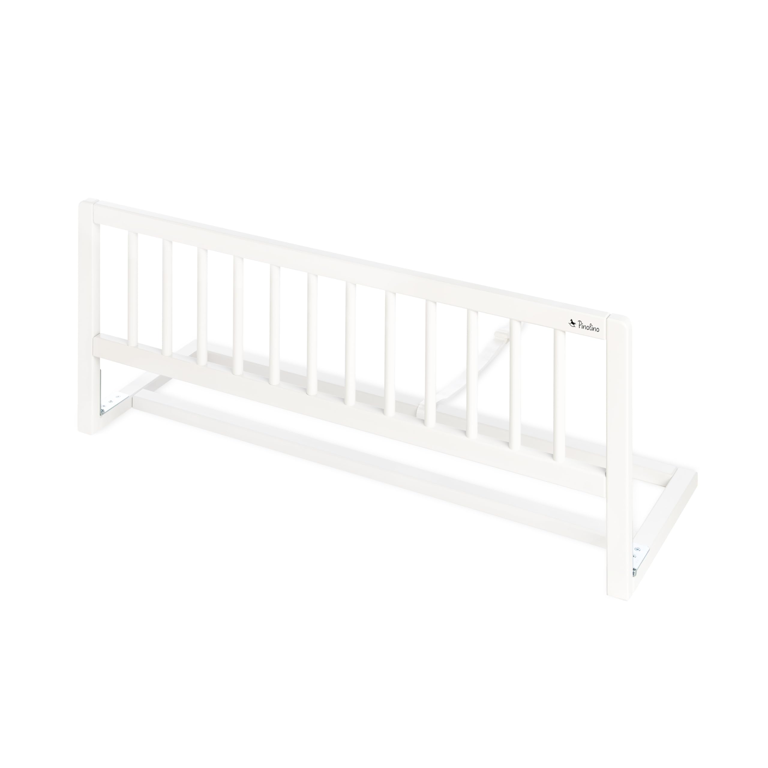 PINOLINO Bettschutzgitter Classic, Rausfallschutz für Kinderbetten, Bettgitter, Gitterschutz, Sicherheitsschutz Bett, Fallschutz für Kleinkinder & Babys, L 90 cm, B 32 cm, H 36 cm, weiß lackiert