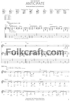 Best of Ani DiFranco for Guitar