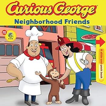 Board book Curious George Neighborhood Friends (CGTV Pull Tab Board Book) Book