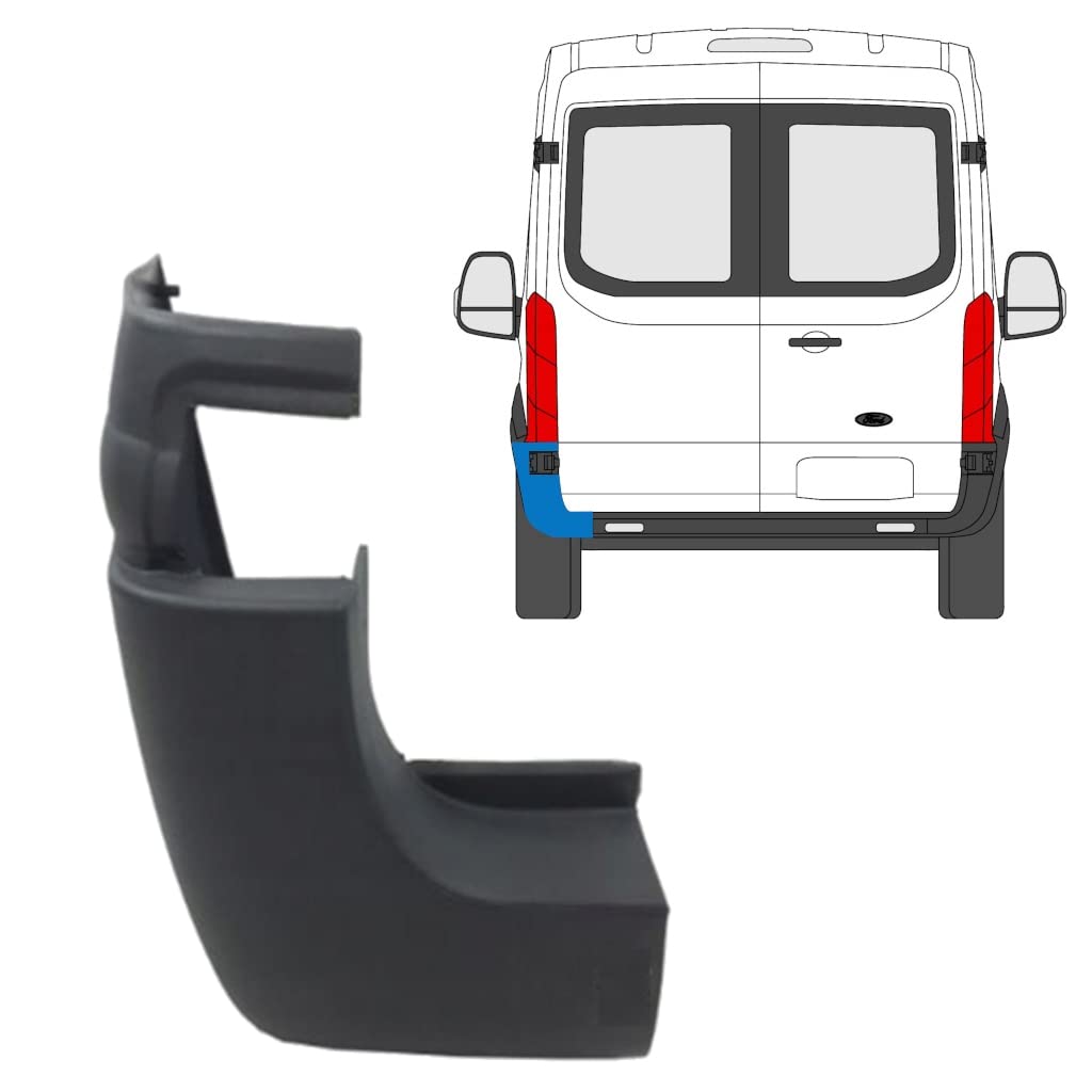 Coin de pare-chocs arrière gauche pour Ford Transit cassé - 3