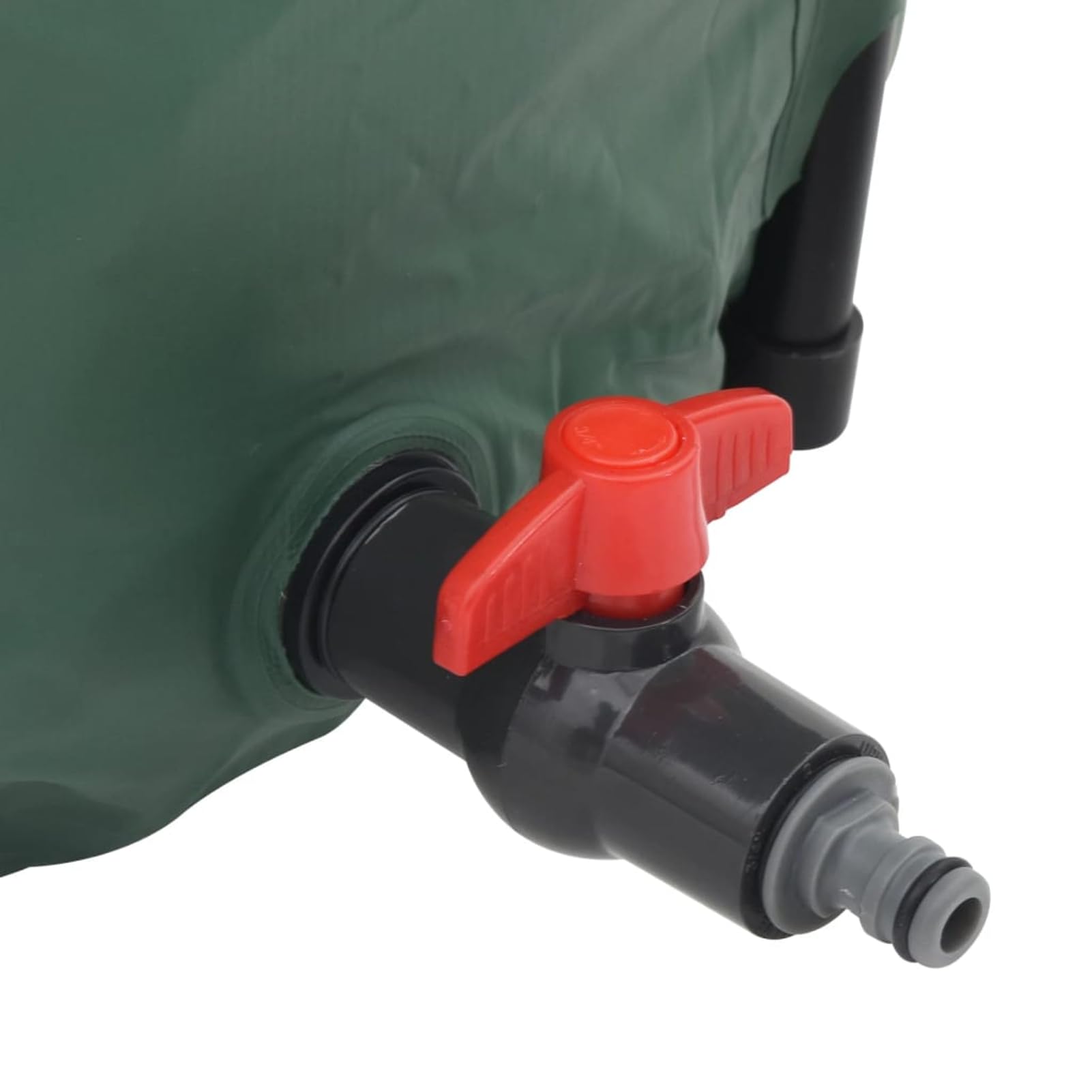 Depósito de agua plegable de 500 L, color verde, PVC, resistente a los rayos UV y a la corrosión, con filtro, para lavar coches, bicicletas, modelo 41222