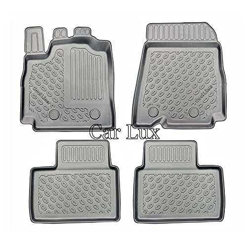 Car Lux - AR05914 Alfombras coche Alfombrillas de goma a medida tipo cubeta 3D para Arkana desde 2019 Cover