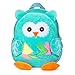 Czemo Kinderrucksack Kindergartentasche für Jungen Mädchen Schultasche Plüsch Babyrucksack Sicherheitsrucksack für Kinder ab 1-3 Jahr (Blaue Eule)