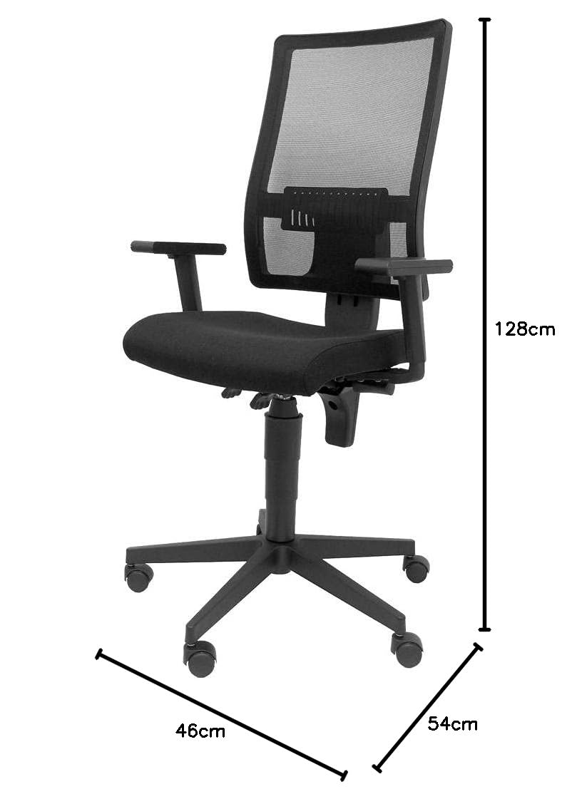 Piqueras Y Crespo Panama Silla, Otro, Negro, 54.00x46.00x128.00 cm