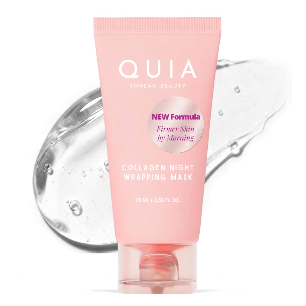 QUIA Collagen Overnight Wrapping Mask with Hydrolyzed Collagen, 75ml