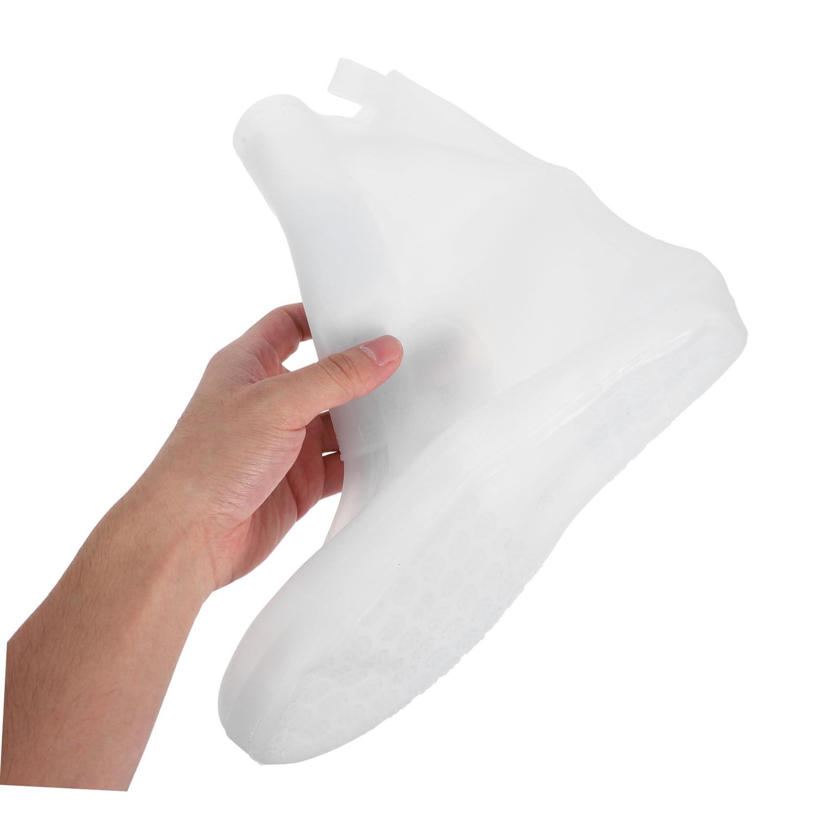 KOMBIUDA 2 Pares Fundas Impermeables Reutilizables para Zapatos Talla Cubrezapatos Antideslizantes de Silicona para Lluvia Viajes Ciclismo y Actividades al Aire Fáciles de Plegar y