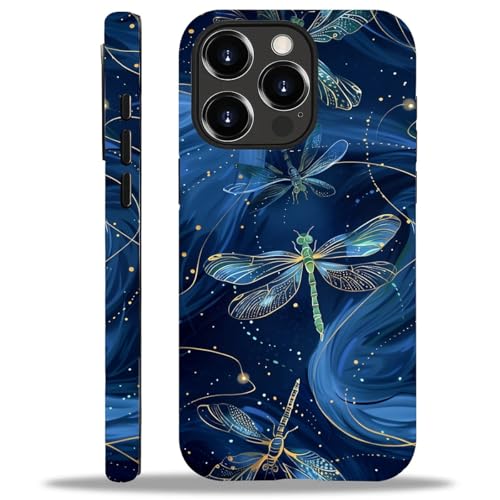 Coque iPhone 15 Pro Max libellules bleu vert pour un style tendance