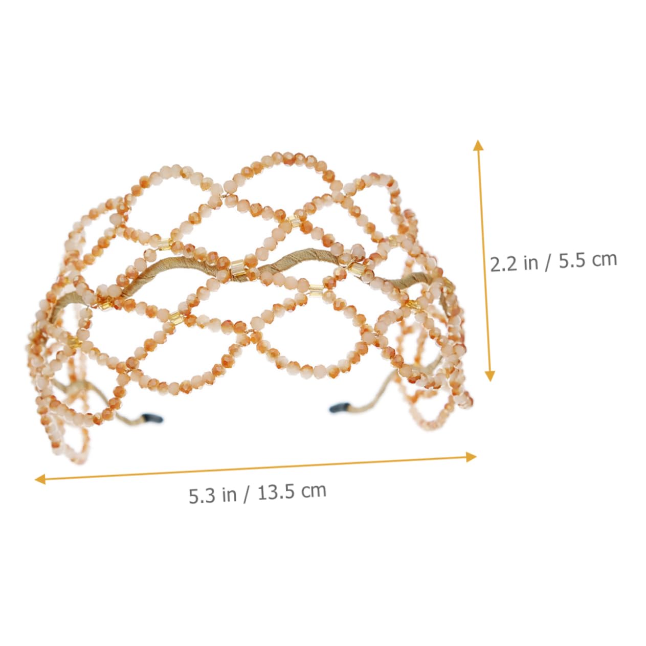 FRCOLOR 4 Pezzi Fascia Di Cristallo Gemme Per Per Le Donne Fascia Per La Ragazza Accessori Per Da Sposa Delle Donne Fasce Per La Testa Fasce Di Perle Copricapo Da Sposa