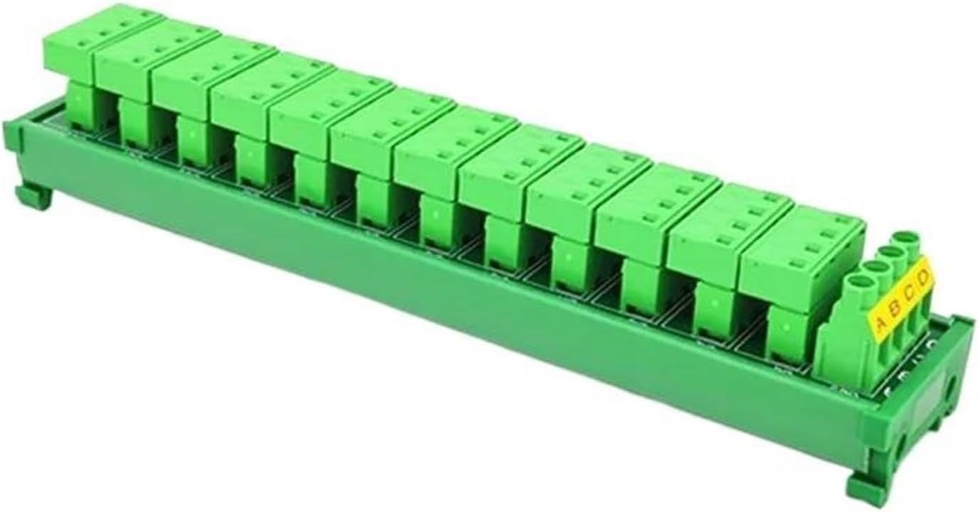 DIN Rail Installation 30A / 300V 12X4 Position Pluggable Terminal Block Distributio Board Module