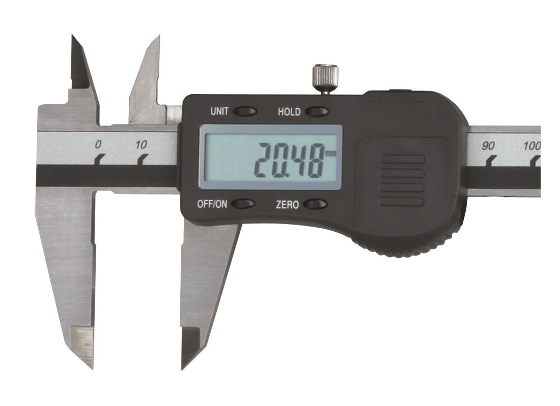 CNC QUALITÄT Calibre digital 200 mm DIN 862 – Sistema de medición 3 V
