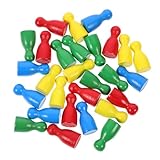 Accessoires pour le jeu de ludo : finitions impeccables, surface lisse et agréable toucher, en bois pour le jeu