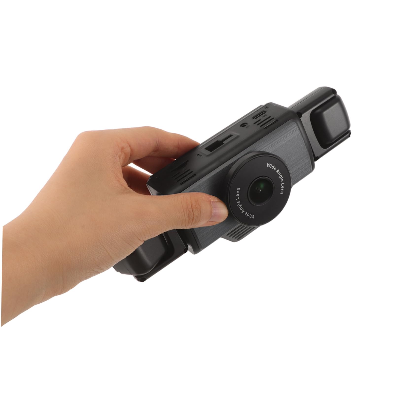 ERINGOGO Videoregistratore Auto Wifi a Cinque Vie, Visione Notturna | Registrazione Completa a Copertura , Auto Loop, Abs Nero, per Auto e Viaggio su Strada