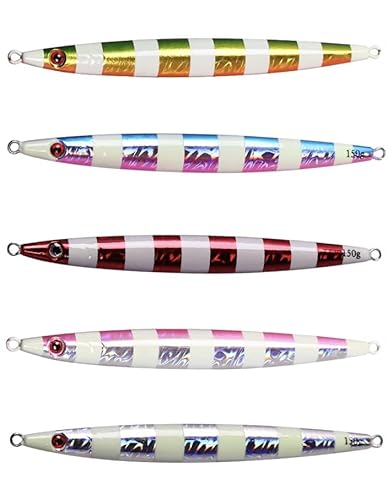 ノーブランド品 5色セット メタルジグ 100g