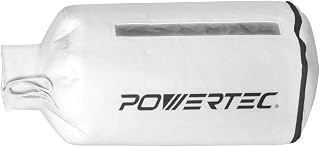 POWERTEC 70334 1-Micron Dust Filter Bag for Wall Mount Dust Collectors - Fits Grizzly, Shop Fox, Rockler, Delta, Wen DC5370/5371/5372