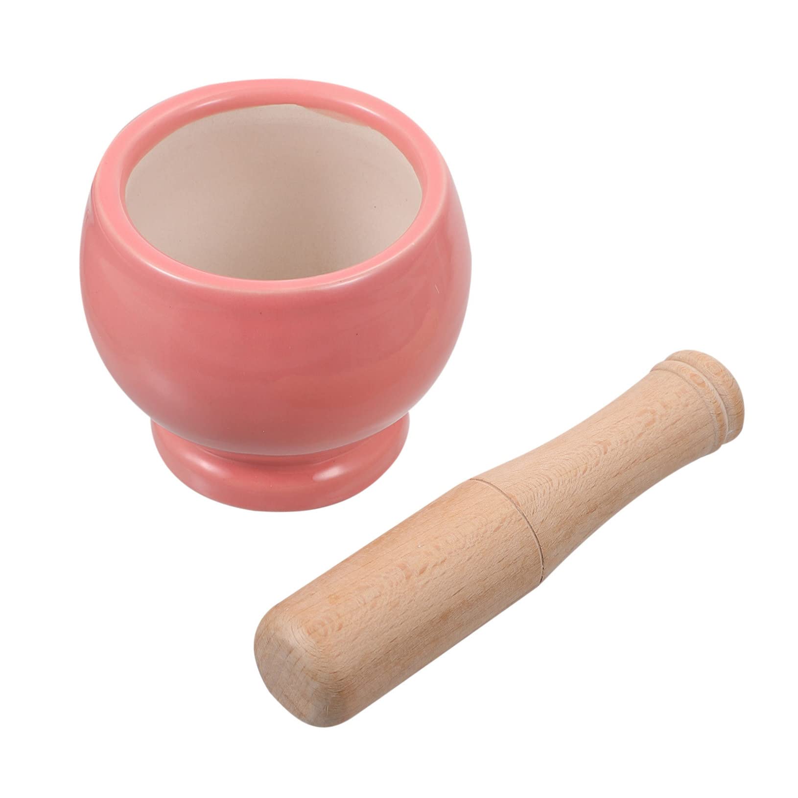 DECHOUS Knoblauchpresse Fleischwolf Knoblauchzerkleinerer Knoblauchstampfer Aus Keramik Leicht Zu Reinigen Ideal Zum Kochen Und Für Rezepte