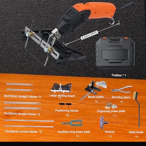 Air Cooled, Electric Hot Knife - Foam Cutting Tool with Blades & Accessories Use Foam Cutter for Engraving and DIY Handmade