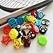 Tennis Dampener Cute/Funny 20 Pack Assorted Tennis Racket Vibration Dampener Soft Silicone Tennis Racquet Shock Absorbing Tennis Damper Tennis Racket Shock Absorber