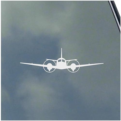 Beech King Air 90 - CalcomanĂa de vinilo frontal, modelo 90 100, aviones utilitarios, azul marino Beech King Air 90 - CalcomanĂa de vinilo frontal, modelo 90 100, aviones utilitarios, azul marino