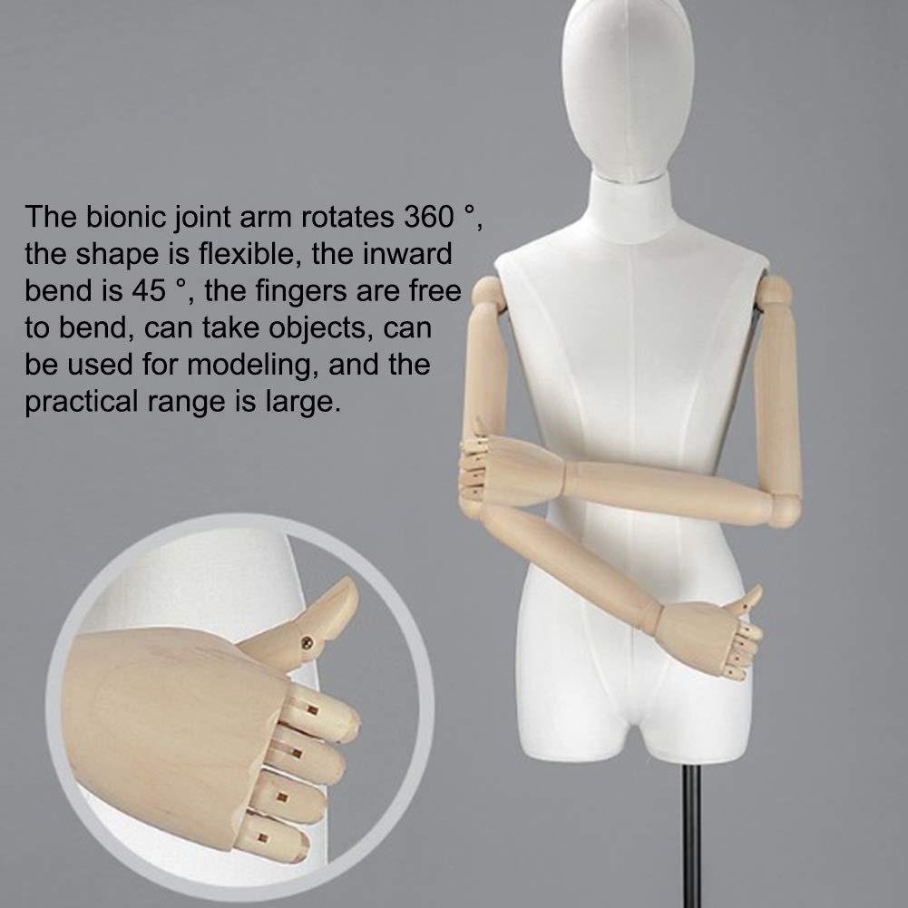 Mannequin Female Manikins Clothing Torso, Half-Length Model Props, Shop Window Bust Dummy