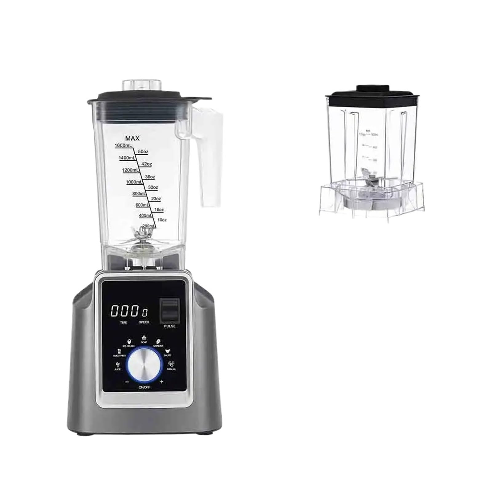 Frullatore Professionale Da 2 Litri - Senza BPA, Programmi Automatici | Mixer, Spremiagrumi E Robot Cucina For Frullati, Frutta Ghiaccio Potente Lavorazione Sforzo Ingredienti