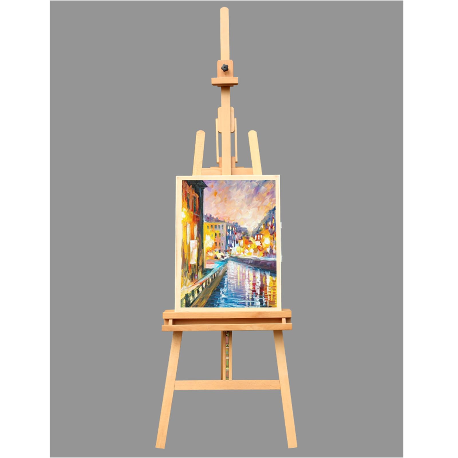Caballete para Pintar, Soporte para Carteles, Caballete de Madera con Forma de A, Caballete Plegable portátil, Caballete de exhibición, trípode para Bodas, Fiestas y más(B170)