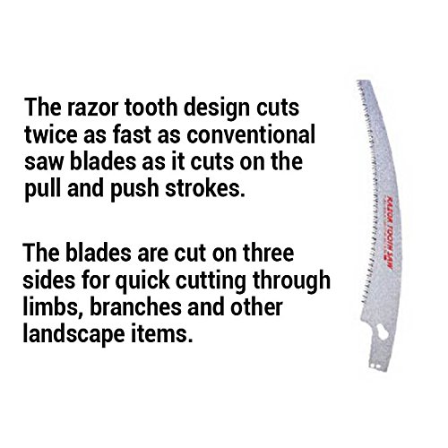 Corona AC 7241D Razor Tooth Tree Pruner Saw Blade for TP 6870, TP 6850, TP 6830, TP 6780, TP 6570 and AC9000 Steel