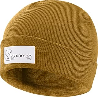 Salomon Outlife Unisex Logo Beanie With 50% Wool And Classic Design For Everyday Wear