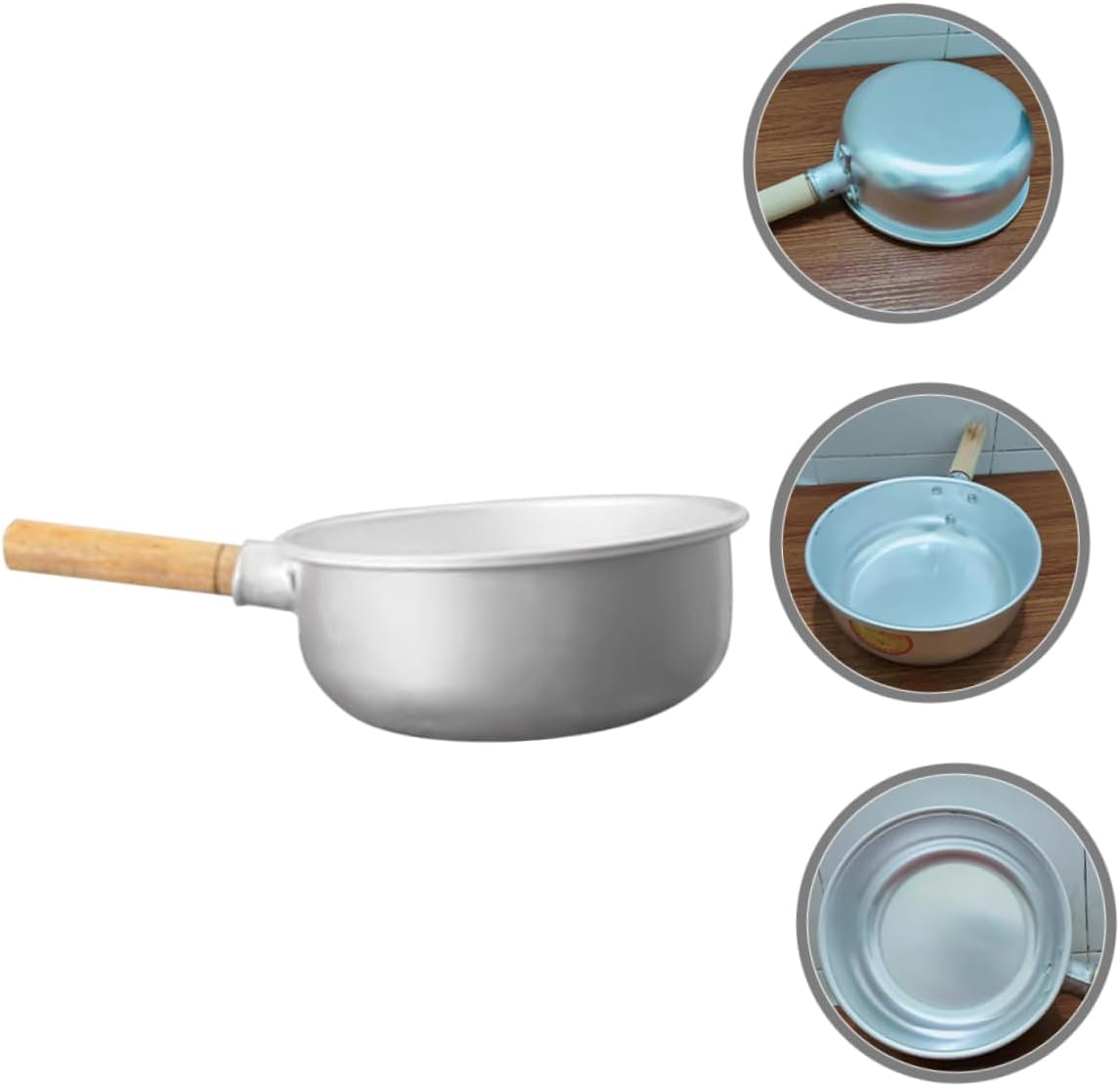 Long Handle Soup Ladle Large Aluminum Water Scoop Kitchen Water Ladle for Bathroom Shower