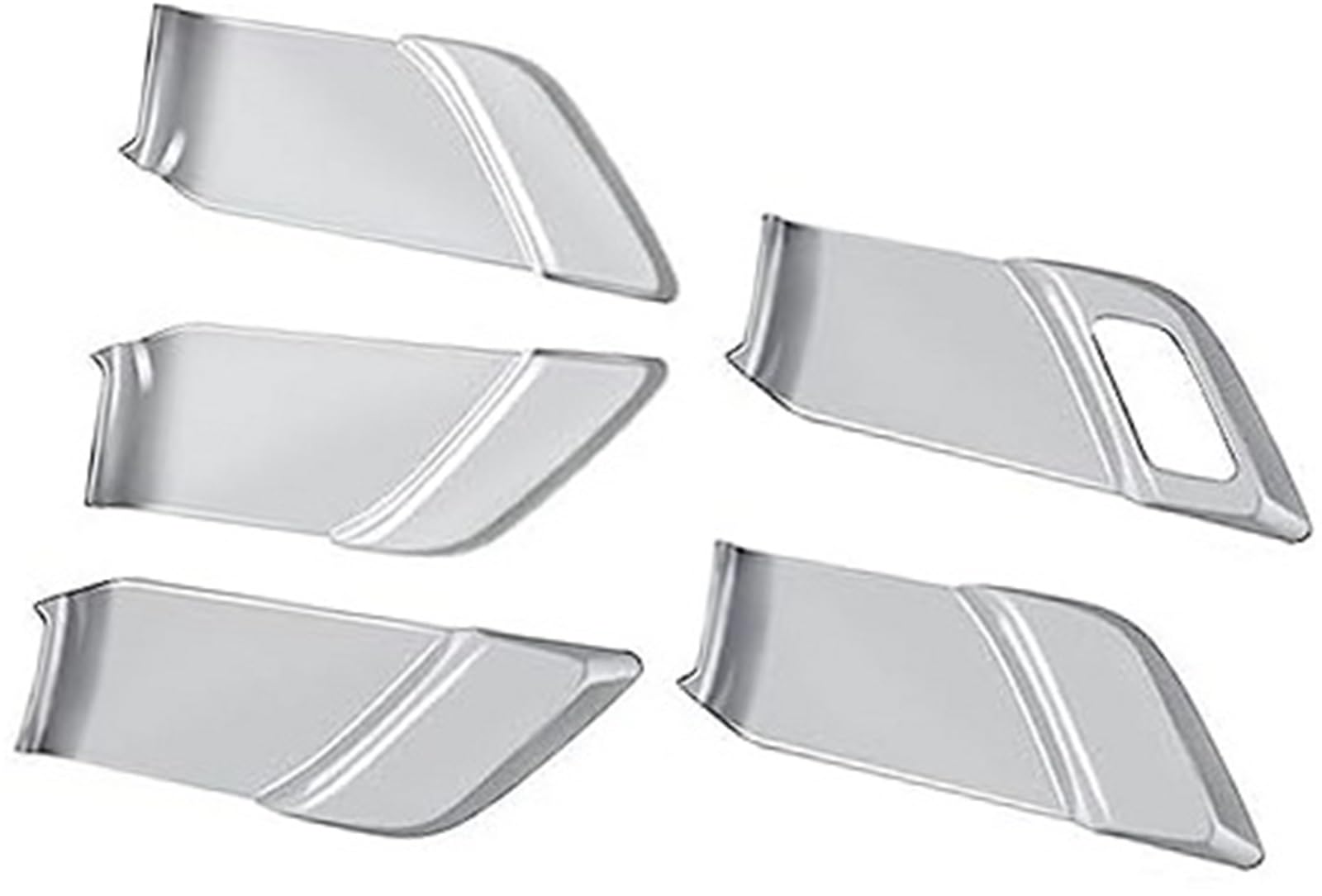 Pizgear Silver Car Inner Handle Cover Car Inner Interior Door Handle Cover, For Toyota, For Prius 60 For Series 2020-2023(Silver)
