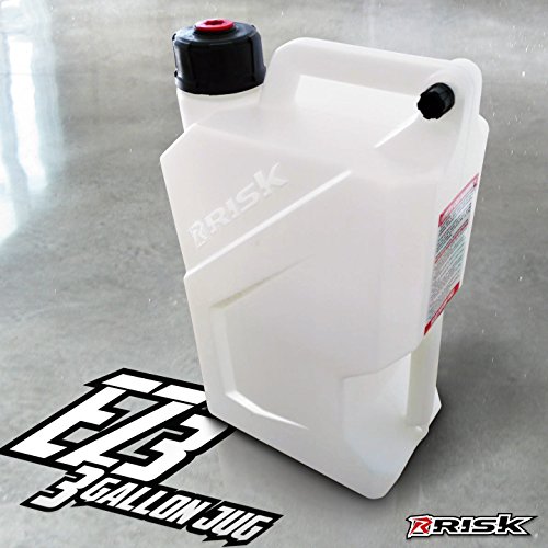 Risk Racing 00144 White Utility Jug #TOP5