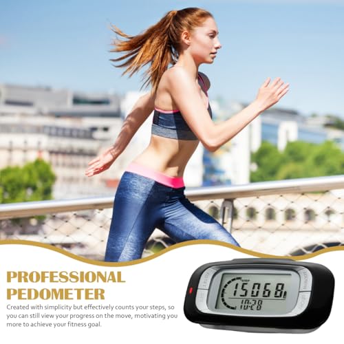Image of Balacoo Multifunctional Walking Counter Professional Step Counter for Fitness Easy to Use Carry Accurate Calorie Tracker for Friends No Apps Required