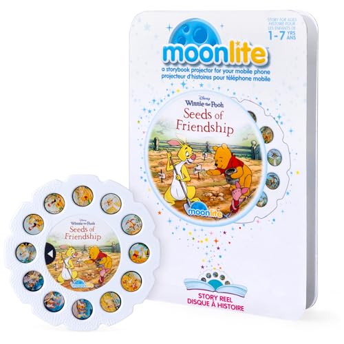 Image of Moonlite Storybook Reels for Flashlight Projector, Kids Toddler | Disney’s Winnie The Pooh: Seeds of Friendship | Single Reel Pack Story for 12 Months and Up